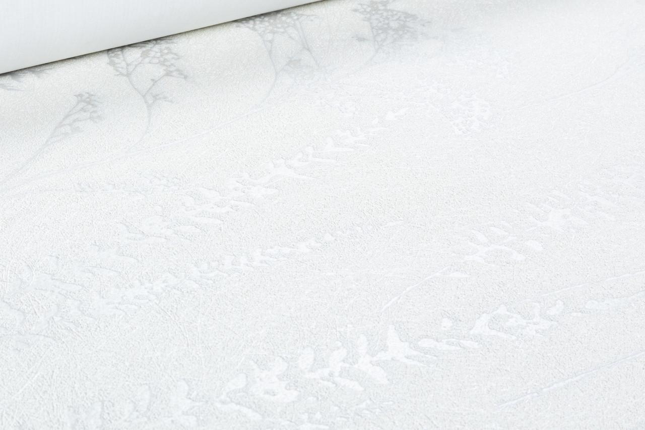 Обои флизелиновые GrandecoLife Universe 5 UI3201 Декор винил горячего тиснения 1,06х10,05 м Белый