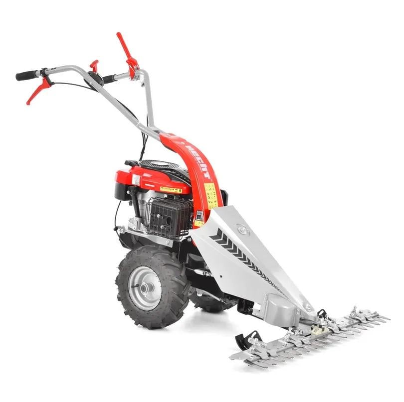 Сенокосилка бензиновая HECHT 587 двигатель Loncin 196 см3 5 л.с. ширина захвата 87 см регулировка высоты 30–80 мм