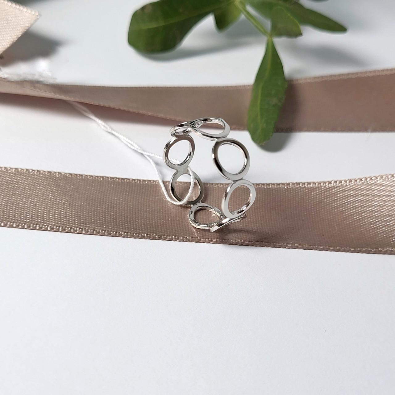 Кольцо серебряное женское Кола без камней р. 18 925 пробы 1,13 г (1504) Кольцо серебряное женское Кола без камней р. 18 925 пробы 1,13 г (1504)