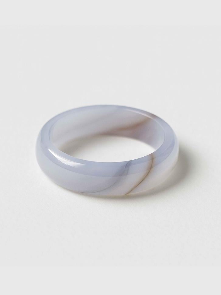 Кольцо из натурального камня агат (5415-18)