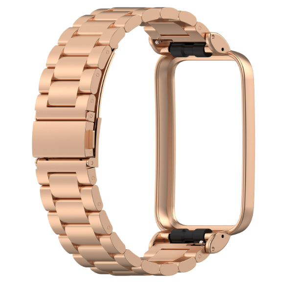 Ремінець-бампер DK для Xiaomi Mi Band 7 Pro Metal Fitlink Steel Watch Band