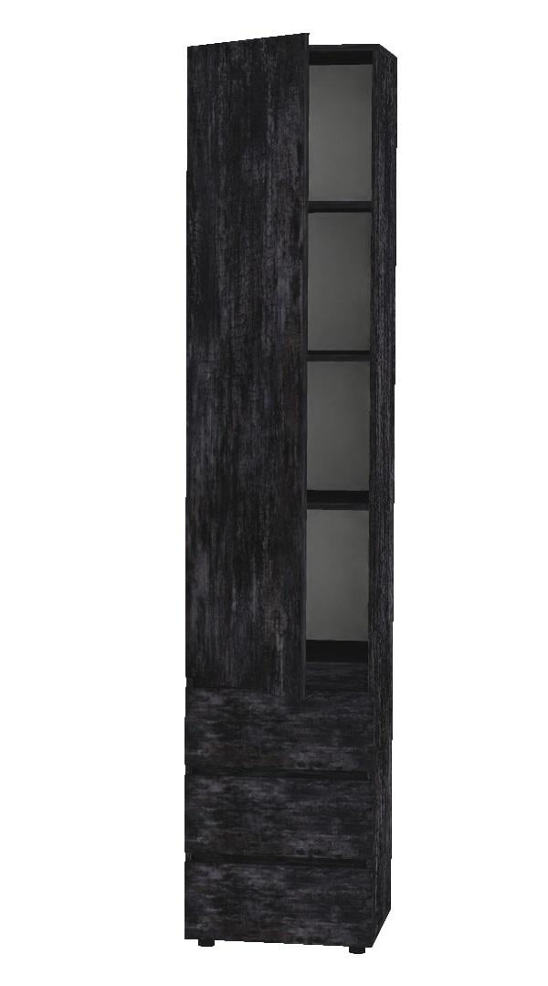 Шкаф Алекса СН-400-3п 40х50х238 см Бетон темный (66820) Шкаф Алекса СН-400-3п 40х50х238 см Бетон темный (66820)