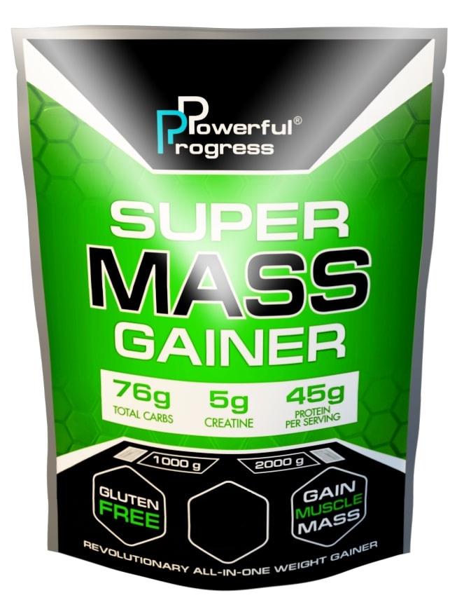 Гейнер Powerful Progress Super Mass Gainer 2 кг Мороженое крем-брюле