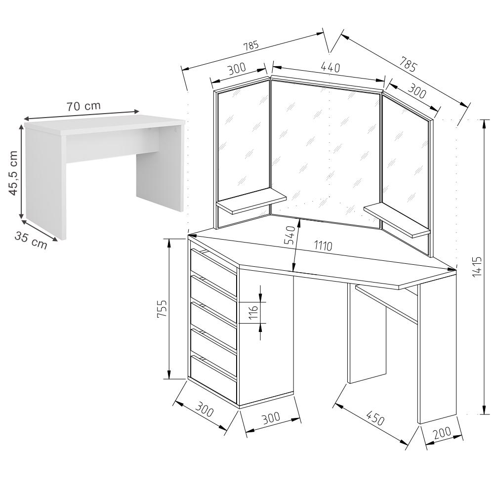 Кутовий трельяж Vicco Arielle з лавкою 110x142 Білий - фото 3 Кутовий трельяж Vicco Arielle з лавкою 110x142 Білий - фото 3