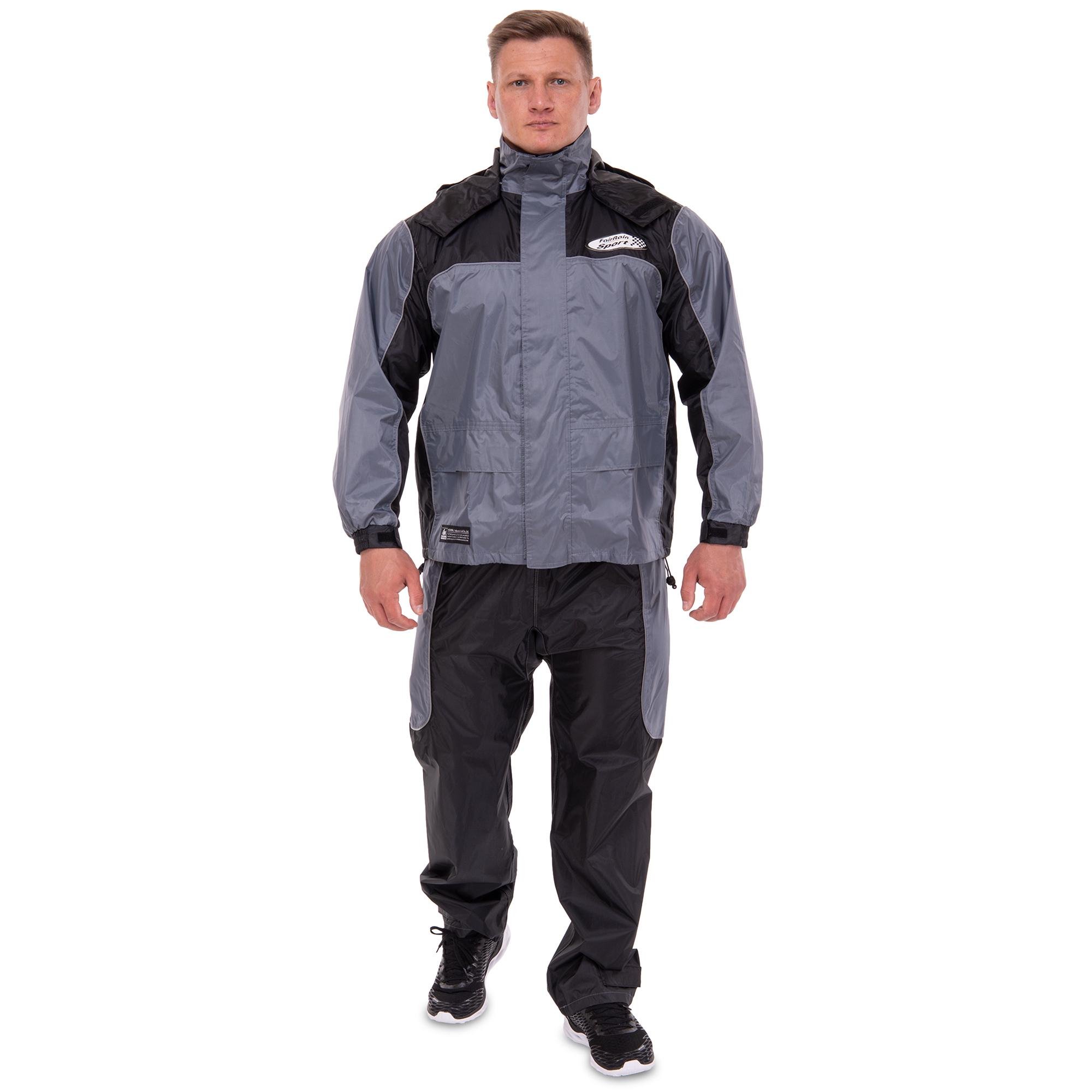 Костюм-дождевик SP-Sport FAIR RAIN SPORT MS-1656 2XL Серый/Черный (AN009203)