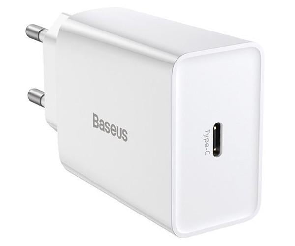 Пристрій зарядний мережевий Baseus Speed Mini 20W 1Type-C CCFS-SN02 White - фото 5 Пристрій зарядний мережевий Baseus Speed Mini 20W 1Type-C CCFS-SN02 White - фото 5