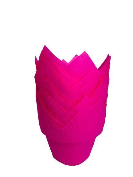 Форма для випічки кексів/капкейків Тюльпан паперові з підсилювачем Рожевий (19573411) - фото 2 Форма для випічки кексів/капкейків Тюльпан паперові з підсилювачем Рожевий (19573411) - фото 2