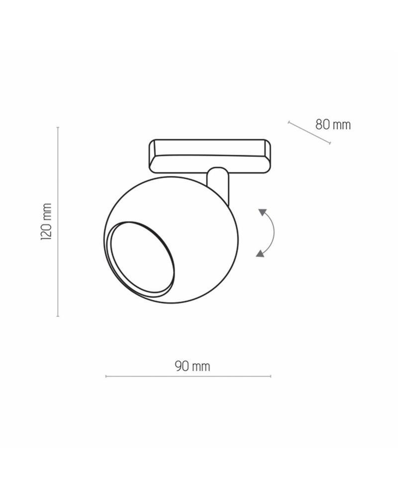 Светильник трековый Zuma Line 1080 Kula GU10 10W IP20 Bl (24437191) - фото 2 Светильник трековый Zuma Line 1080 Kula GU10 10W IP20 Bl (24437191) - фото 2