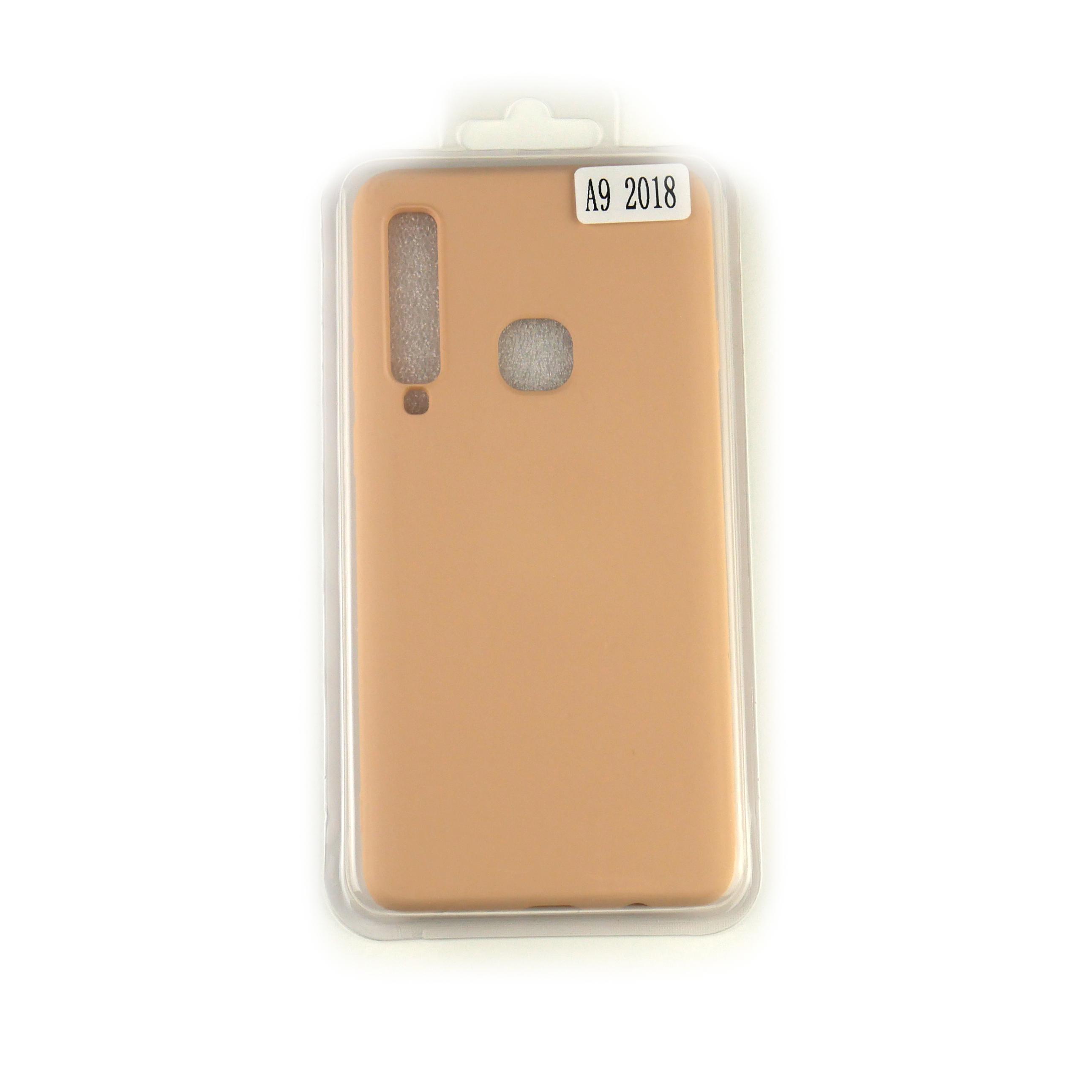 Чехол Silicone Case Full Cover Samsung A9 2018 Розовое Золото