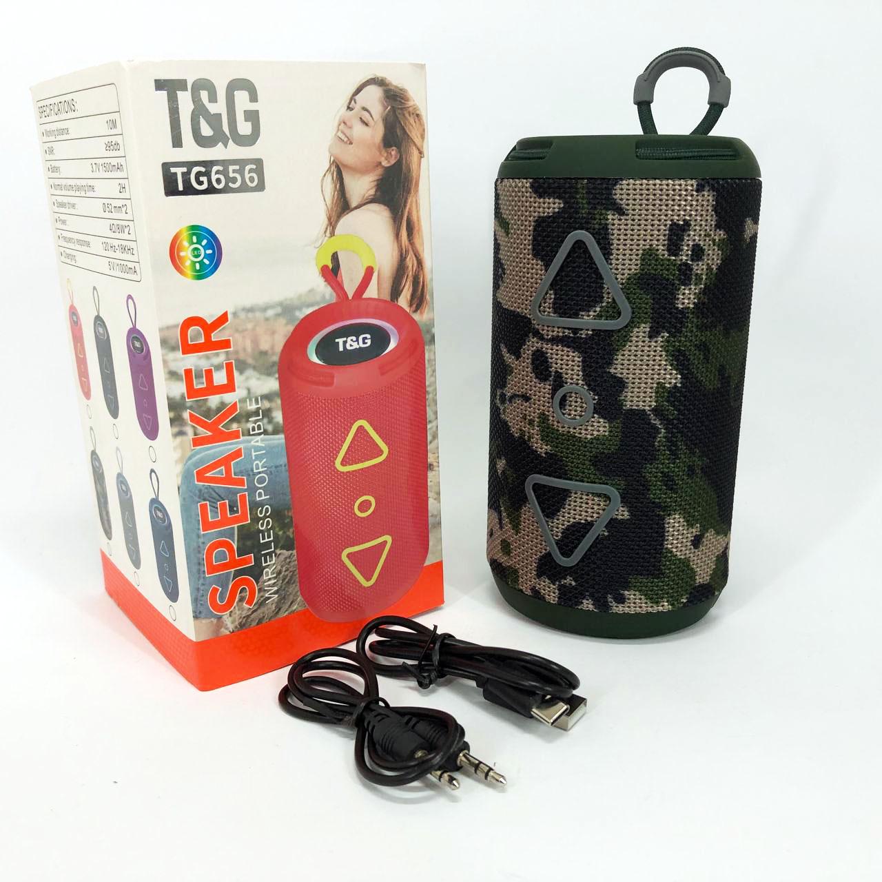 Колонка портативная TG656 FM-радио Камуфляж - фото 6 Колонка портативная TG656 FM-радио Камуфляж - фото 6