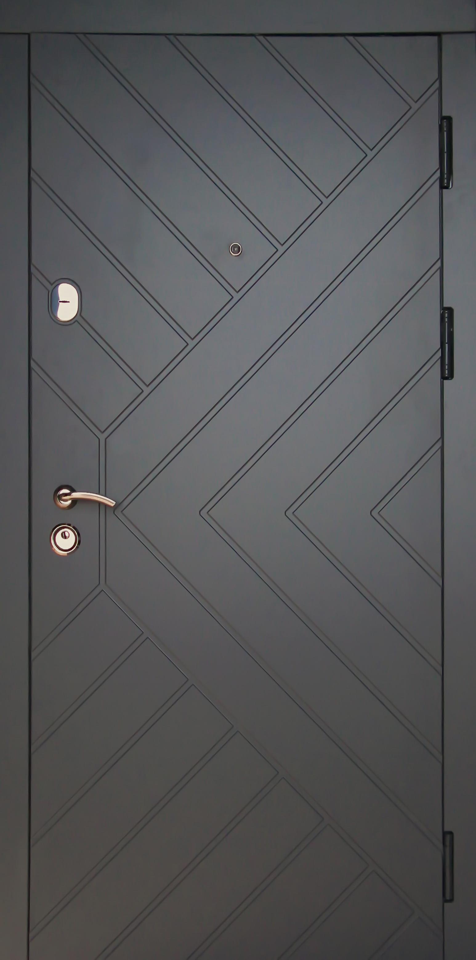 Вхідні двері Аскона Ваш ВІД 860,960х2050х86 мм П/Л Сірий