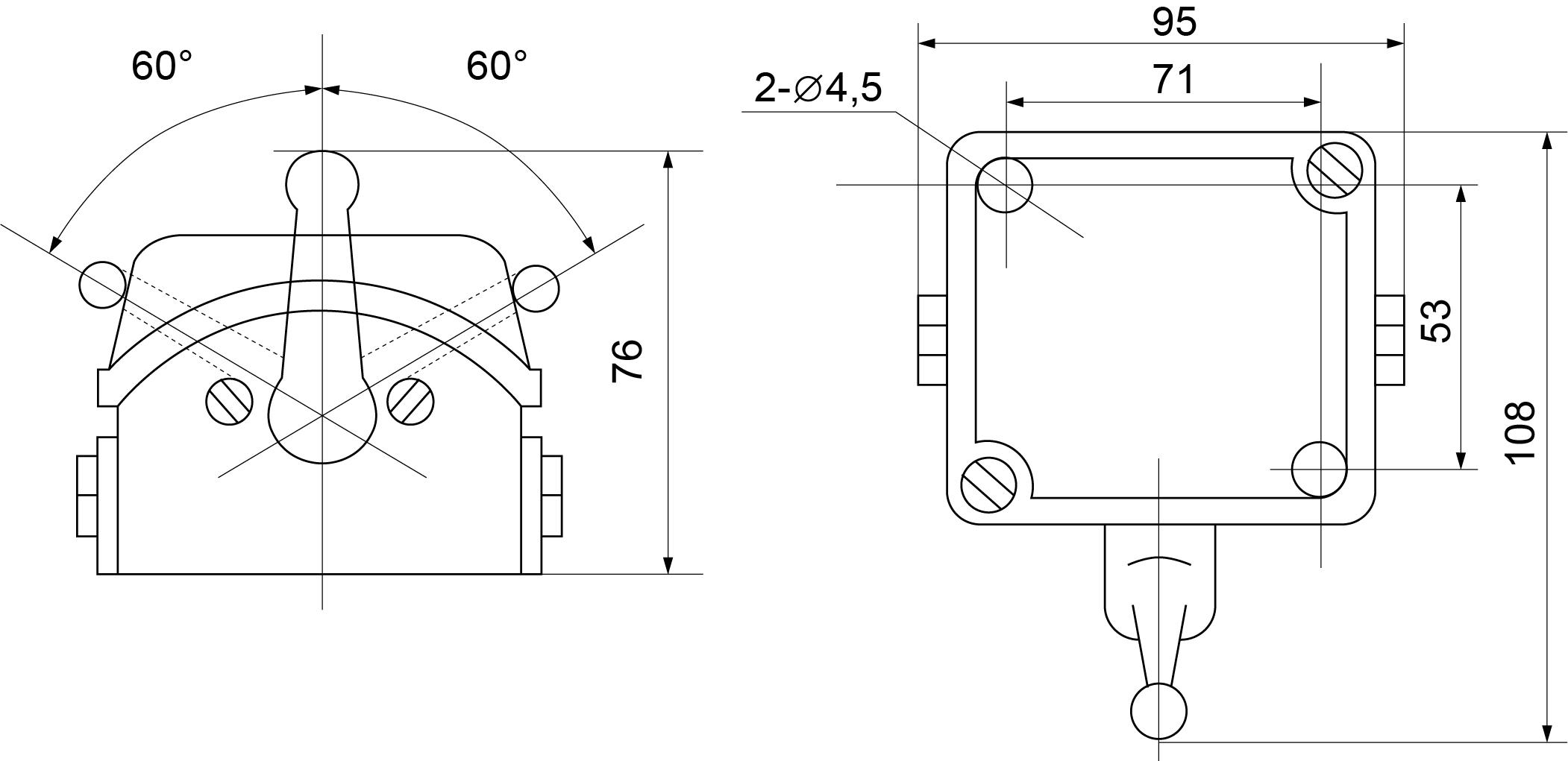 Роз'єднувач АСКО-Укрем QS5-15P/3 I-0-II 3P 15A 500 V (A0100010003) - фото 4