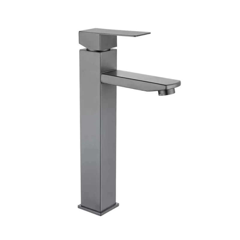 Змішувач для умивальника Wezer PRO11-02-GUNGREY збройова сталь (1044957) Змішувач для умивальника Wezer PRO11-02-GUNGREY збройова сталь (1044957)