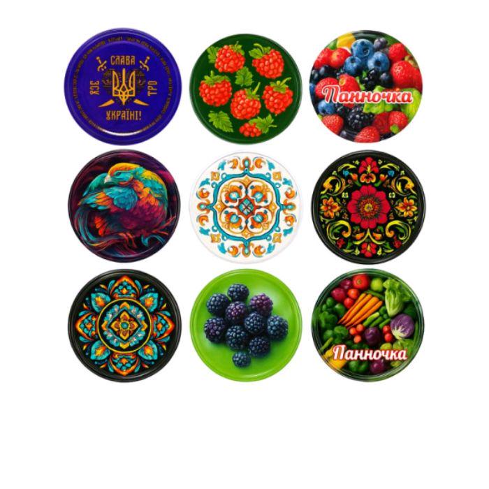 Крышка металлическая СКО-17ПП МИКС Барышня 500 шт. (4565)