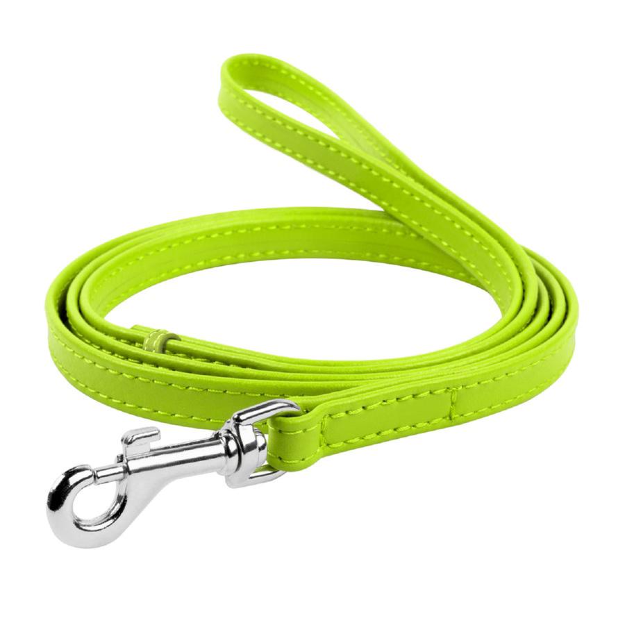 Поводок для собак кожаный Waudog Glamour XS 12 мм 122 см Салатовый Поводок для собак кожаный Waudog Glamour XS 12 мм 122 см Салатовый