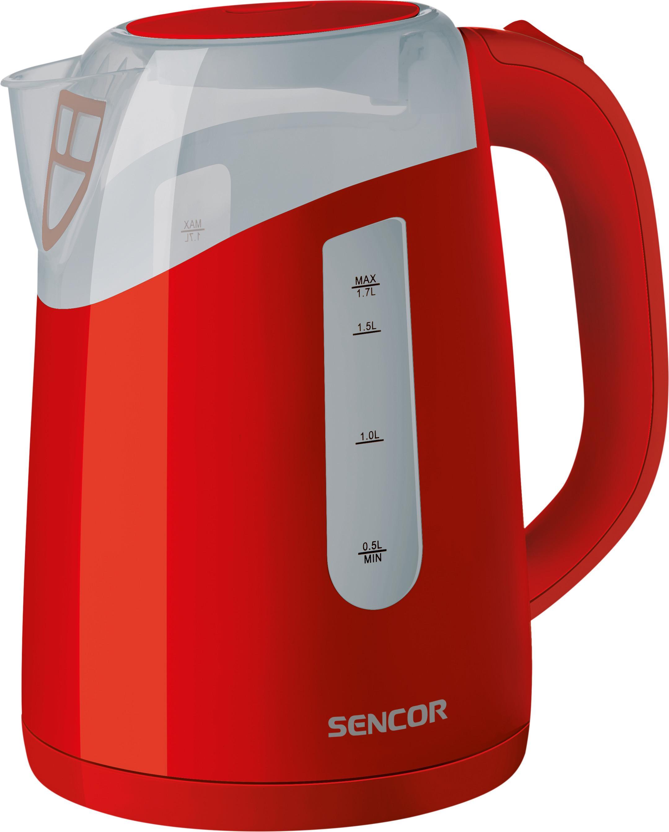 Электрочайник Sencor Strix 1,7 л 2200 Вт Красный (SWK 1704RD)