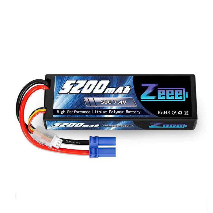Аккумулятор Zeee 7,4V 50C 5200mAh 2S RC Li-po EC5 (2272575521)