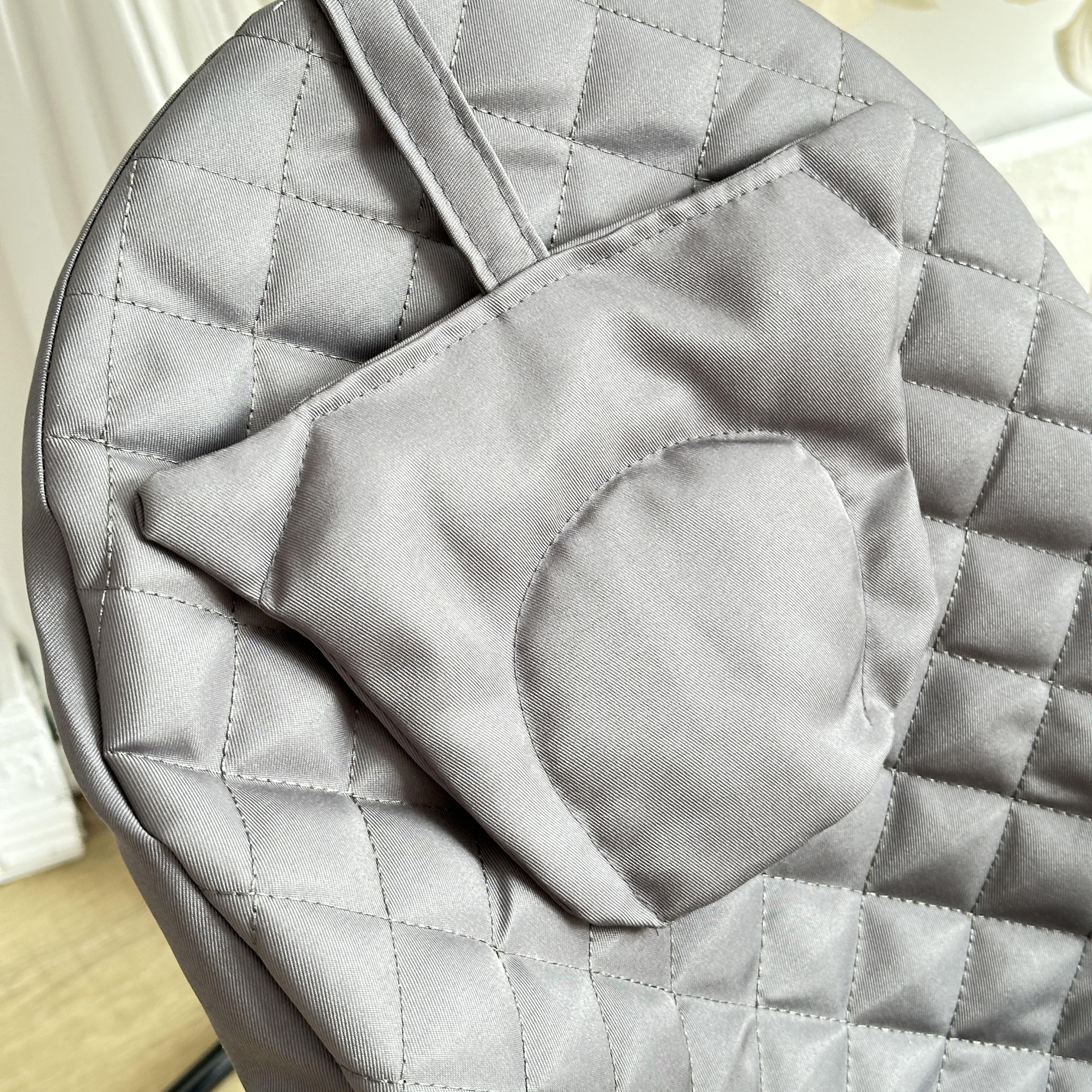 Шезлонг дитячий центр, що заколисує, з подушкою і дугою для новонароджених дітей Сірий - фото 5 Шезлонг дитячий центр, що заколисує, з подушкою і дугою для новонароджених дітей Сірий - фото 5