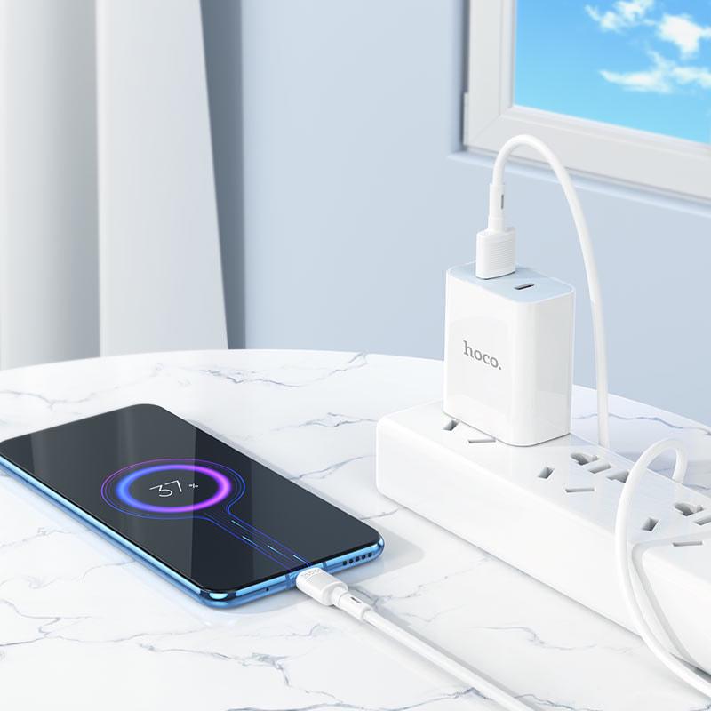 Кабель інтерфейсний Hoco X83 USB-micro/USB 1 м White (33528) - фото 4