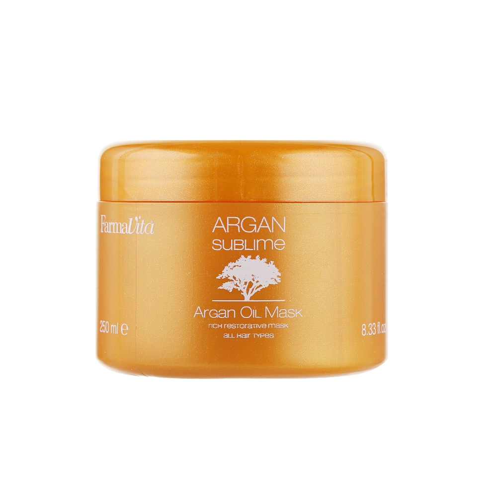 Маска з аргановою олією Farmavita Argan Sublime Mask 250 мл Маска з аргановою олією Farmavita Argan Sublime Mask 250 мл