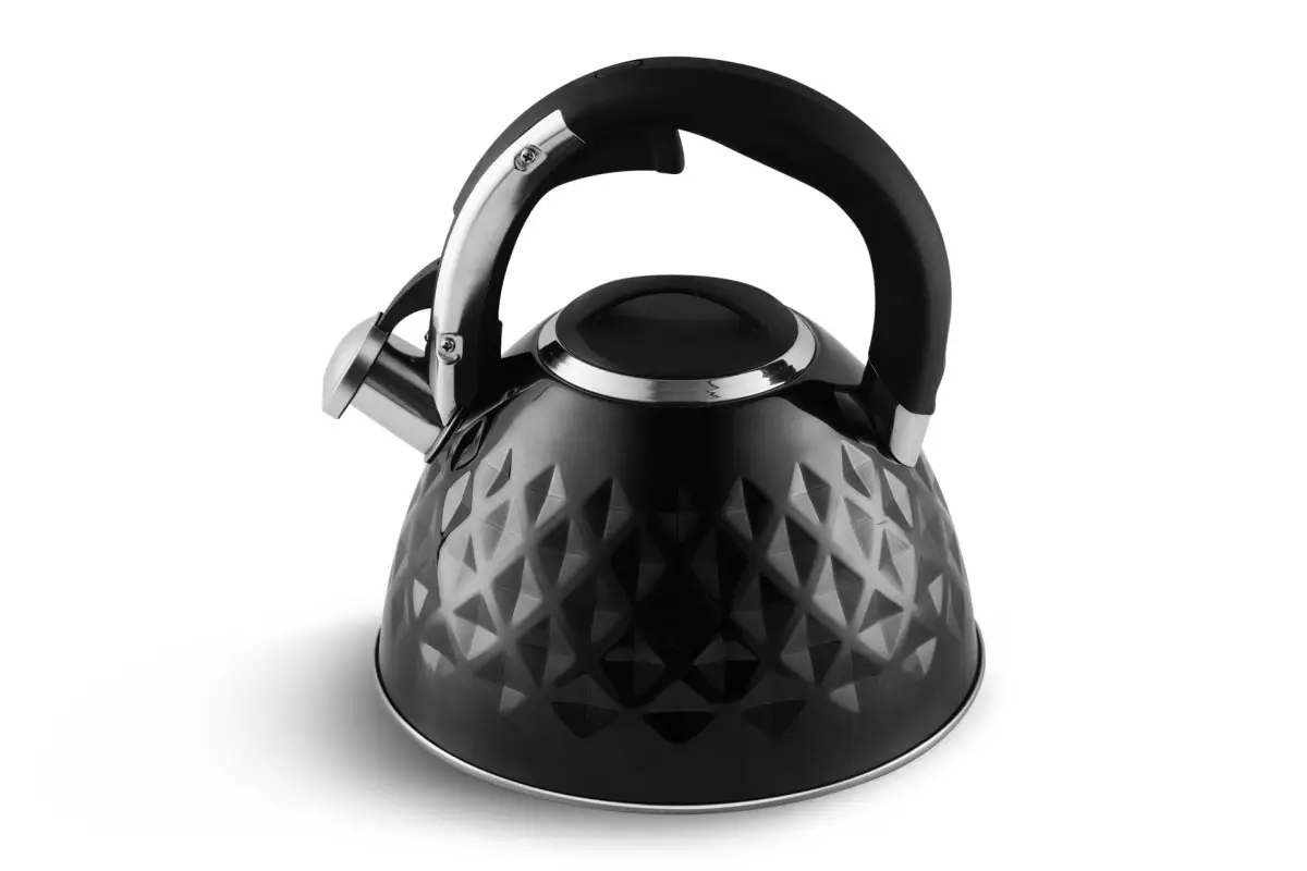 Чайник со свистком Edenberg EB-8833-Black 3 л Черный (8-6-4490432)