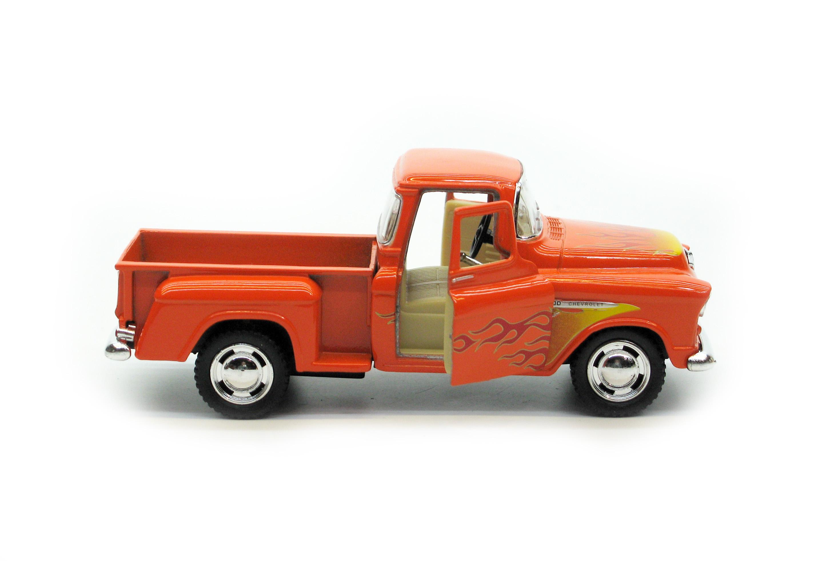 Машина металлическая KT5330F Chevy Stepside Pick-up with printing 1955 - фото 6 Машина металлическая KT5330F Chevy Stepside Pick-up with printing 1955 - фото 6