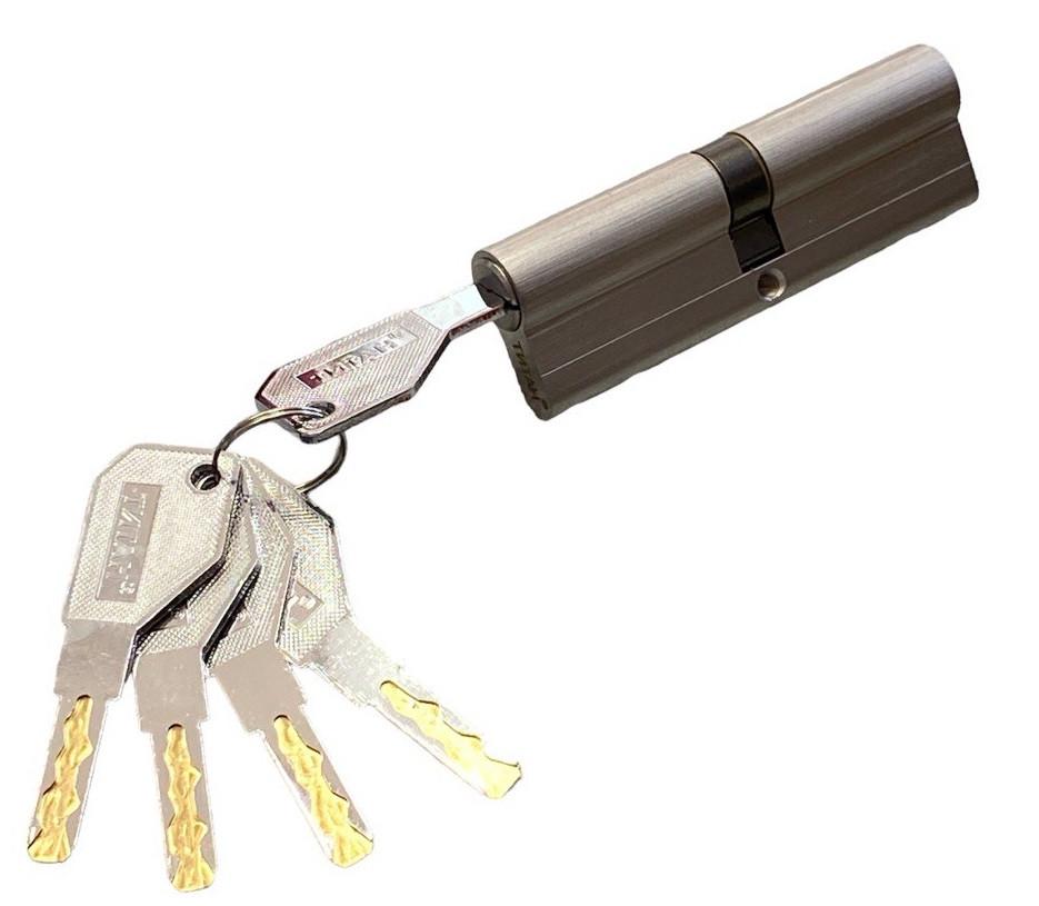 Циліндровий механізм для замка Титан 3D серія M 100 SN подовжені ключі - фото 3 Циліндровий механізм для замка Титан 3D серія M 100 SN подовжені ключі - фото 3