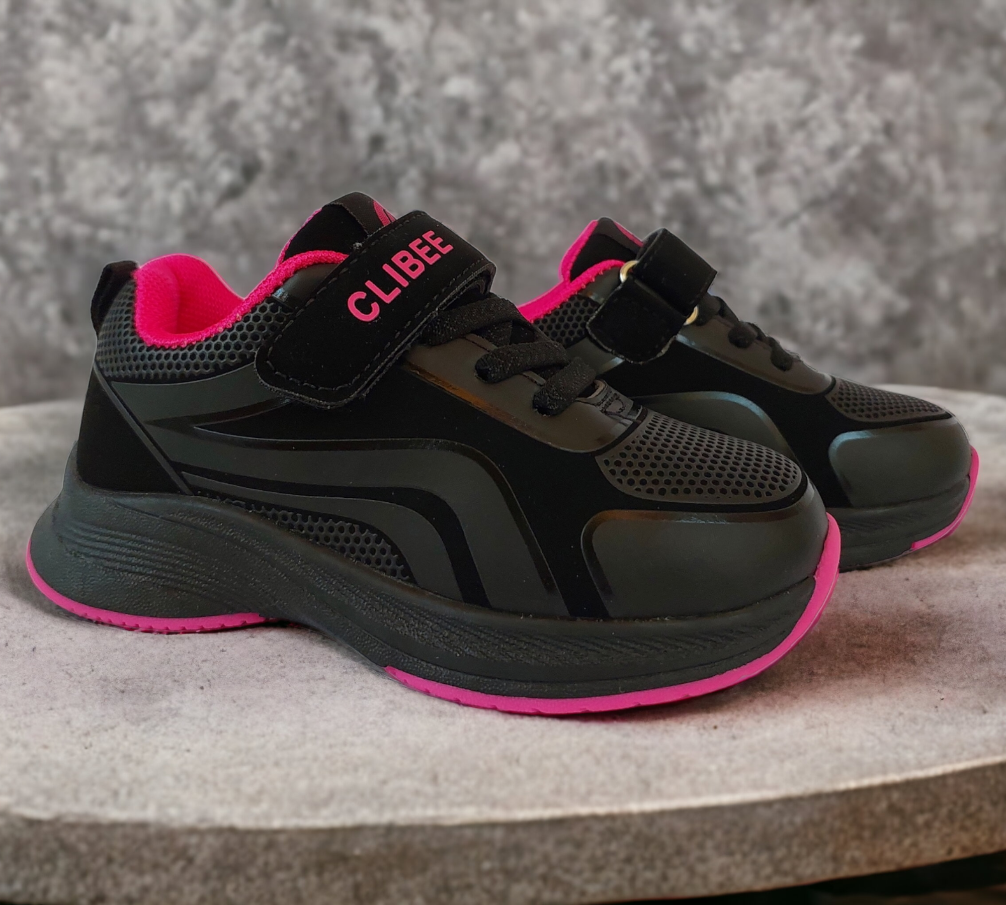 Кросівки Clibee 235BP р. 29 Чорний-рожевий