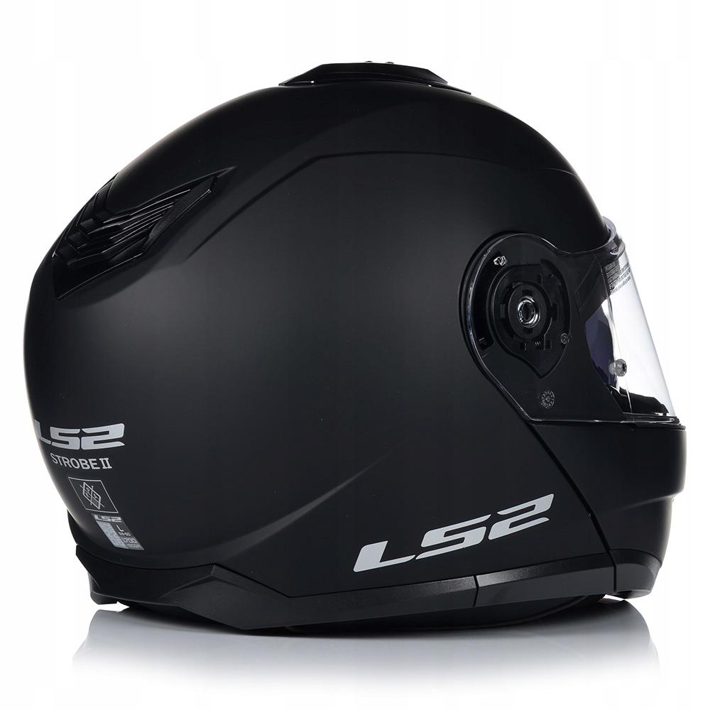 Мотошлем LS2 FF908 Strobe II Solid ECE 22.06 2XL Matt Black (29189) - фото 11