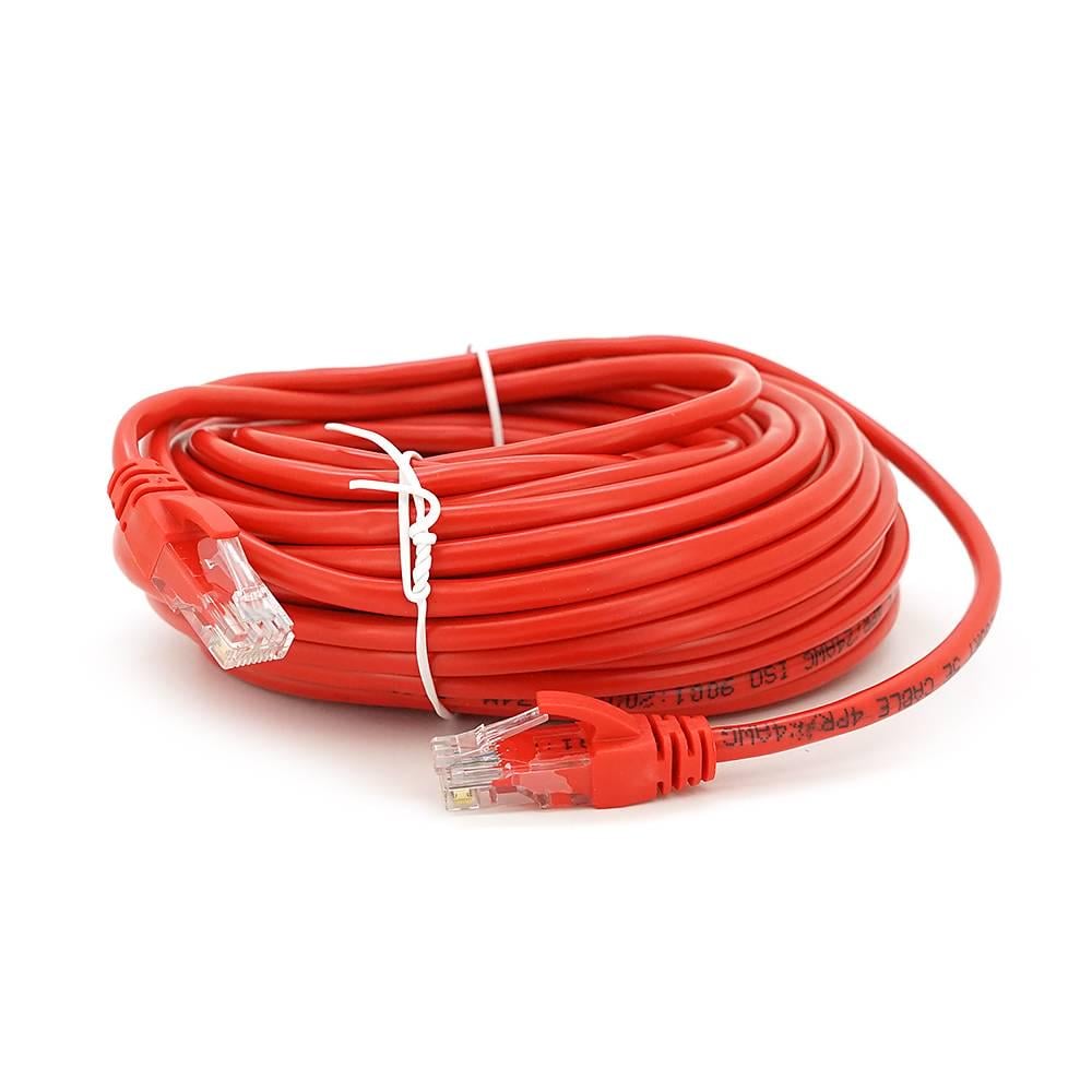 Патч-корд литий Ritar UTP RJ45 Cat,5e 15 м Cu мідь Червоний