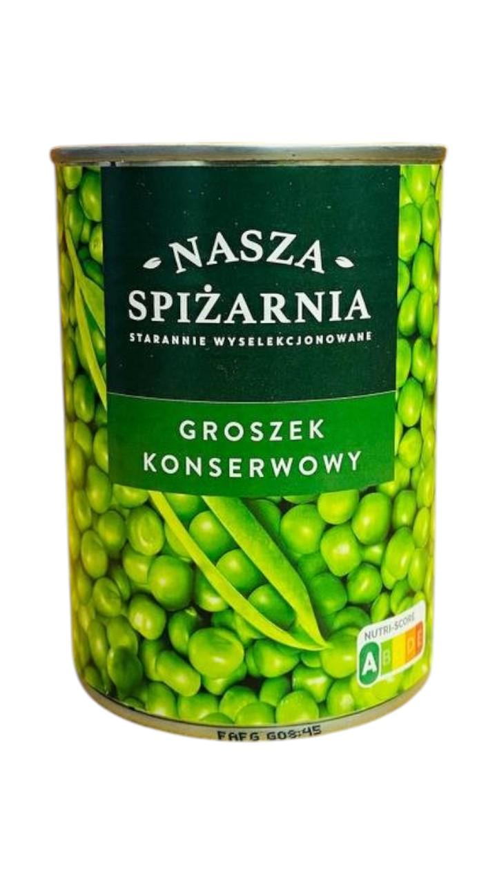 Горошек зеленый консервированный NASZA SPIZARNIA 400 г (26155450)