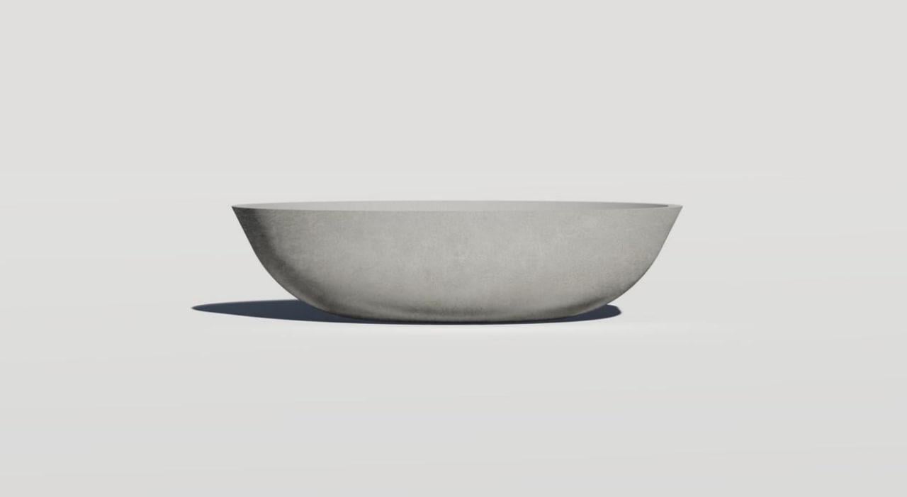 Вазон бетонний Генуя вуличний 250x1000 мм 81 кг 106 л (BAR3)