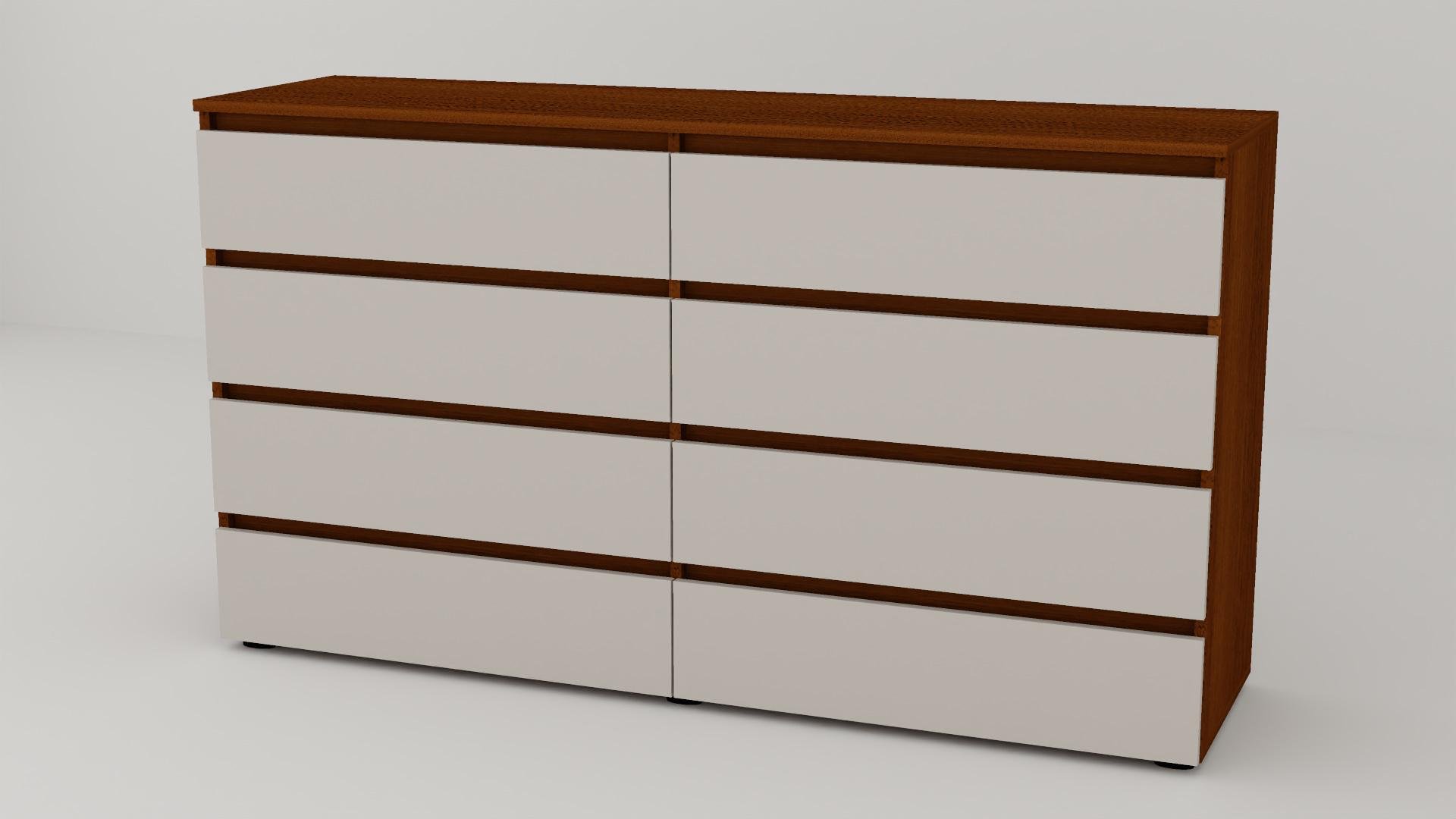 Комод Алекса СН-44/38 160х38х90 см Кашемір/Горіх лісовий