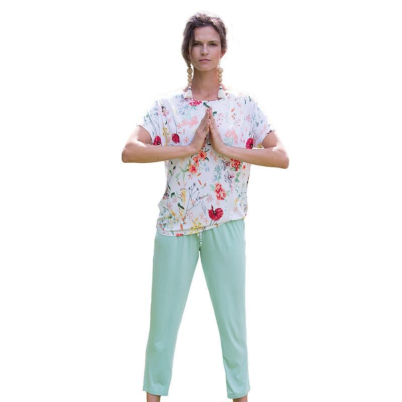 Комплект домашній жіночий KEY L Різнокольоровий (LNS 906 A21)