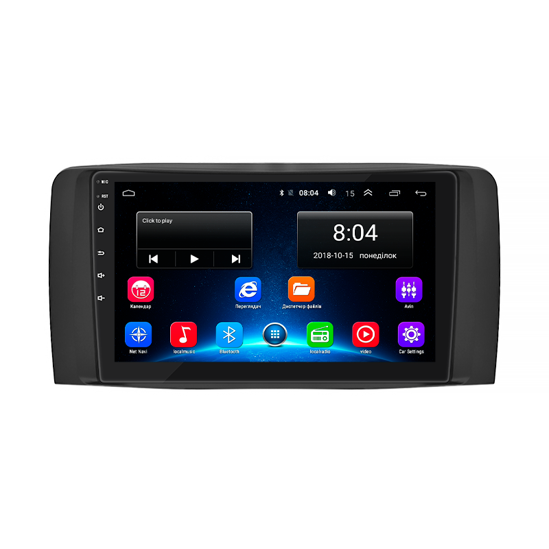 Автомагнитола штатная Lesko для Mercedes-Benz R-Класс I рестайлинг 2007-2010 9" 2/32Gb Wi-Fi GPS Base MOB