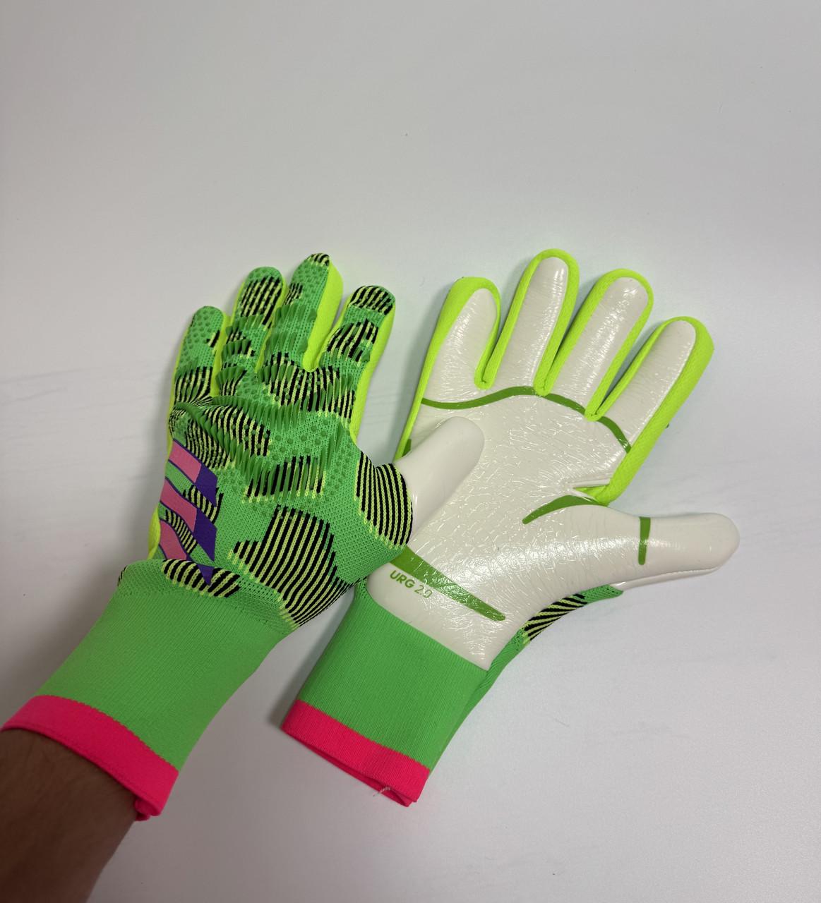 Рукавиці воротарські Predator р. 6 Салатовий - фото 4 Рукавиці воротарські Predator р. 6 Салатовий - фото 4