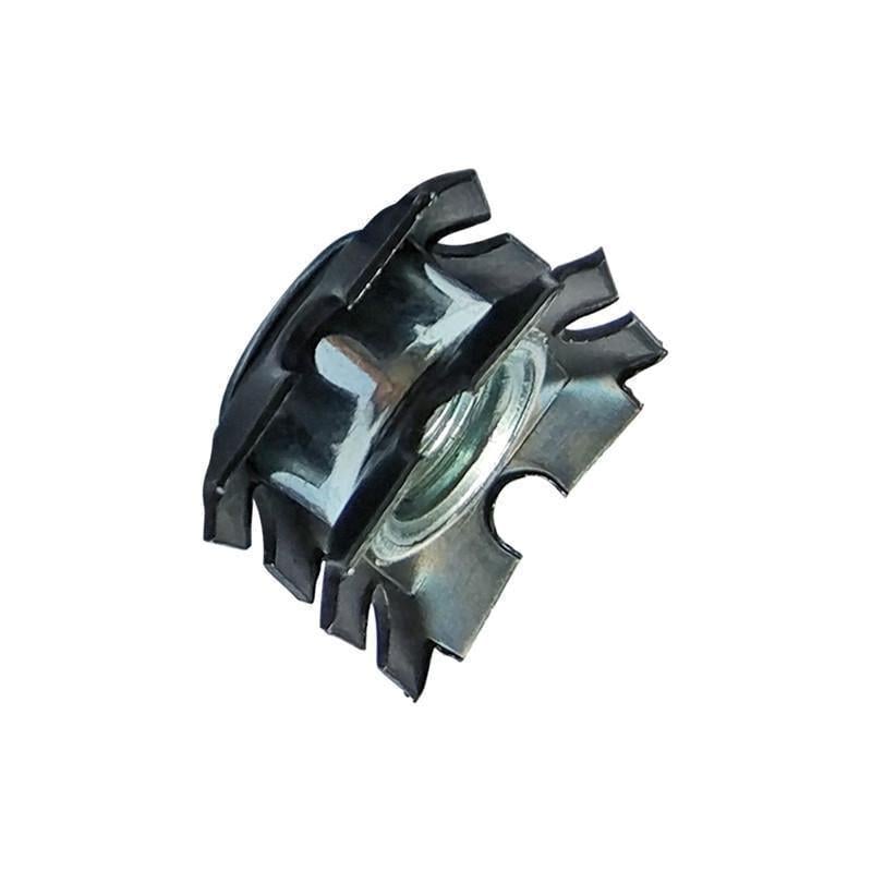 Гайка забивна корончаста Metalvis М6 ⌀ 22,1-23,4 мм сталь для квадратної труби цинк білий 20 шт. (3MD2000003MS062210)