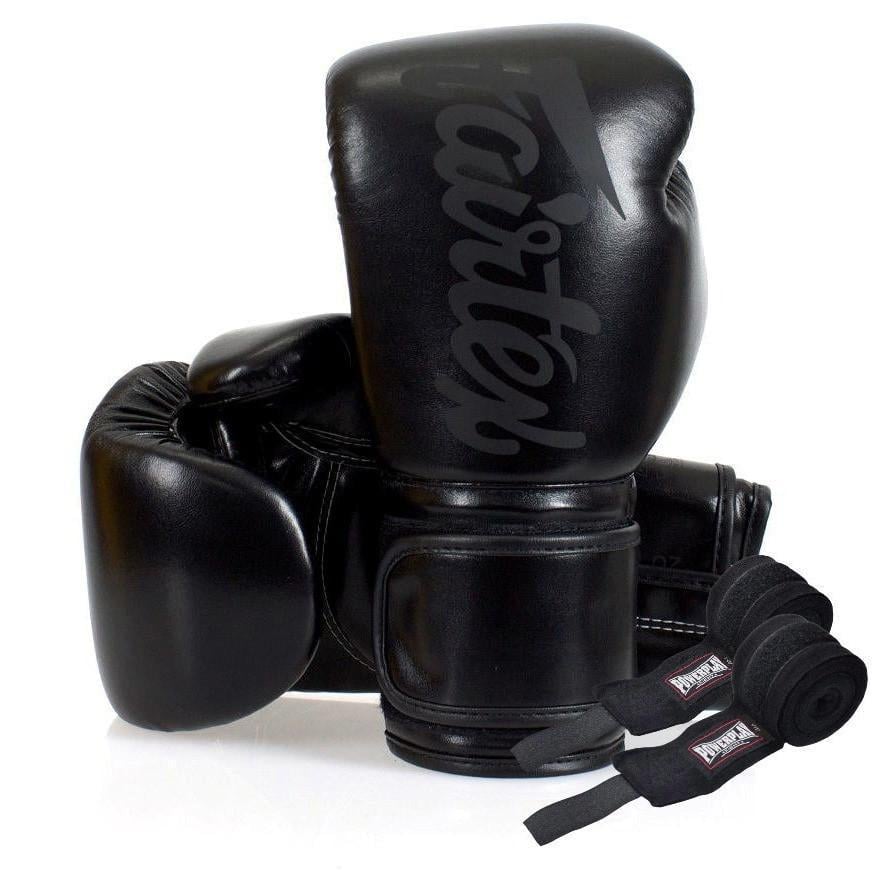 Боксерские перчатки FAIRTEX BGV14SB 10 бинтов бинтов в комплекте Black (3019820705)