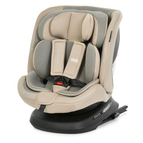 Автокресло детское El Camino i-Rise ME 1207 поворотное i-Size R129 Beige (33553822)