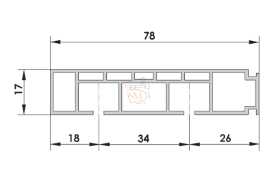Карниз усиленный потолочный пластиковый EURO CONCEPT КСМ-2 с фурнитурой 1,8 м - фото 3 Карниз усиленный потолочный пластиковый EURO CONCEPT КСМ-2 с фурнитурой 1,8 м - фото 3