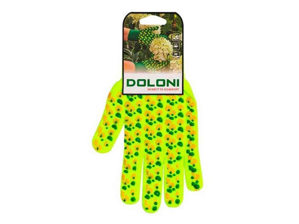 Перчатки рабочие трикотажные Doloni с ПВХ рисунком 4116 р. 10 (60702)