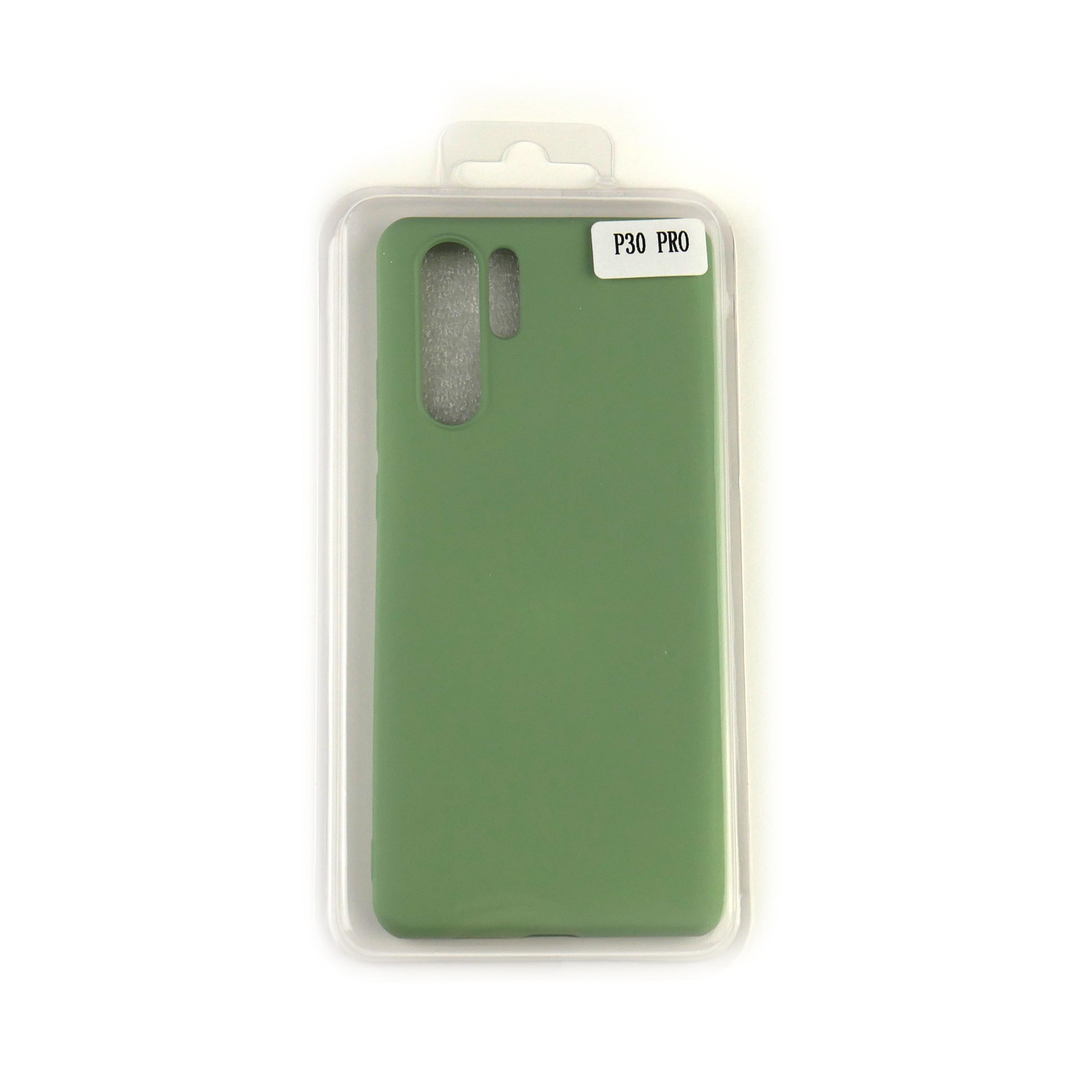 Чехол Silicone Case Full Cover Huawei P30 Pro Зеленый