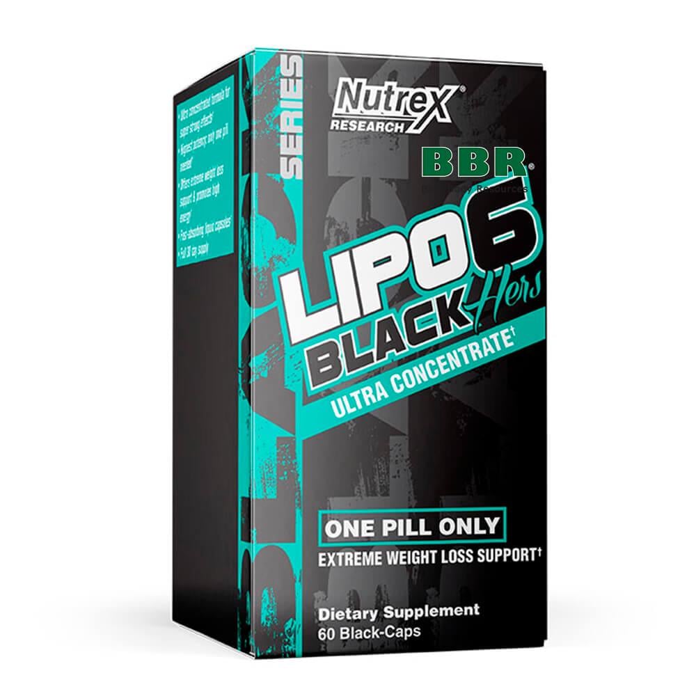 Жиросжигатель Nutrex Lipo 6 Hers Ultra Concentrate 60 капс. Black (00000000839)