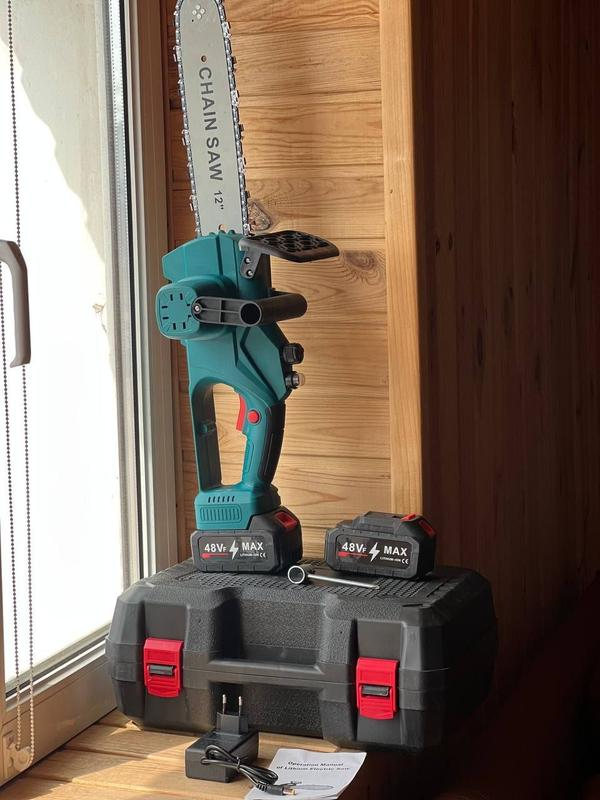 Электропила аккумуляторная 30 см 900 Вт. mini chain saw 2 аккумулятора и зарядное устройство (17500) Электропила аккумуляторная 30 см 900 Вт. mini chain saw 2 аккумулятора и зарядное устройство (17500)