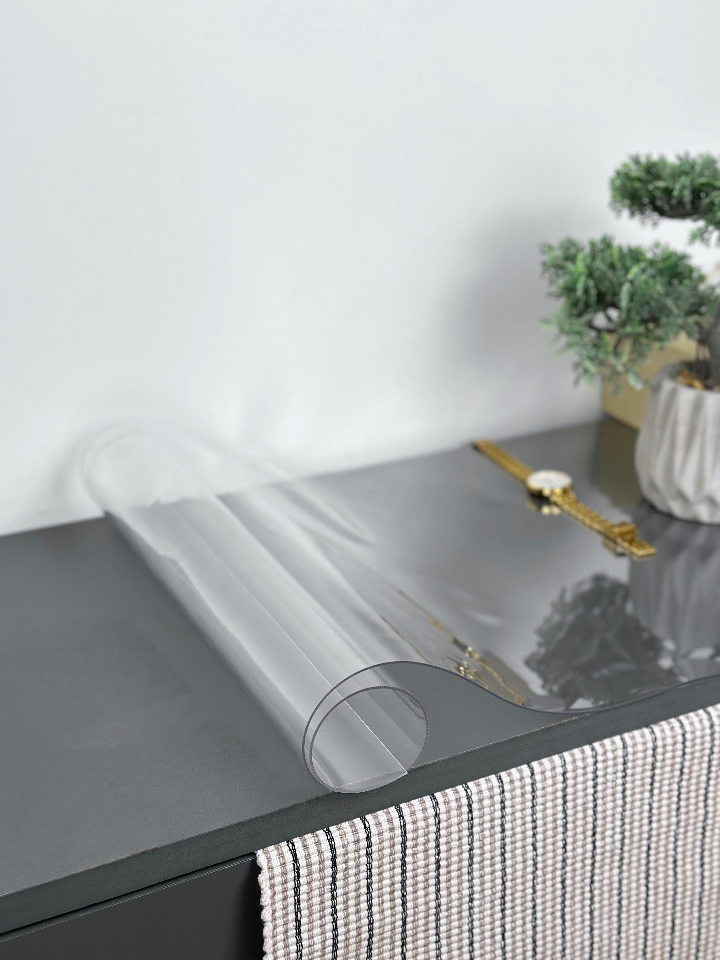 Скатертина силіконова Crystal м'яке скло 100х60 см/2 мм 2000 мікрон (1200-5) - фото 6 Скатертина силіконова Crystal м'яке скло 100х60 см/2 мм 2000 мікрон (1200-5) - фото 6