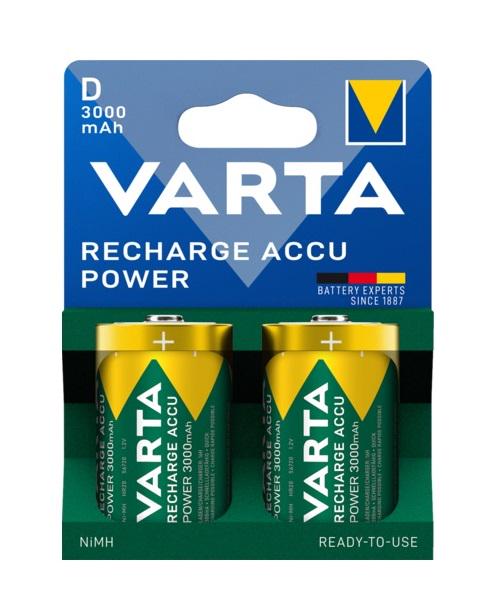Аккумуляторная батарея Varta Power D/LR20 3000 mAh Ni-MH 2 шт. (56720101412)