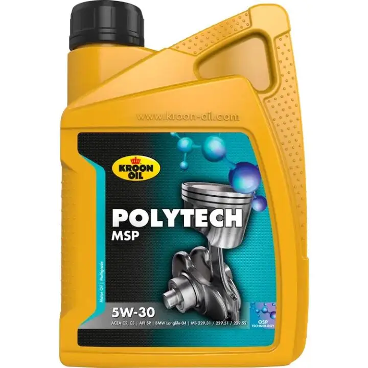 Моторное масло KROON OIL PolyTech MSP 5W-30 1 л (37399) Моторное масло KROON OIL PolyTech MSP 5W-30 1 л (37399)
