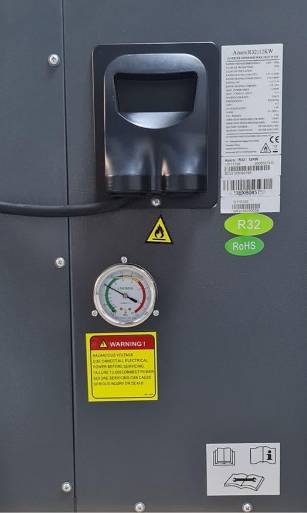 Тепловой насос инверторный Azuro Mountfield PASRW030-P-BPIII для бассейна 12 кВт - фото 4