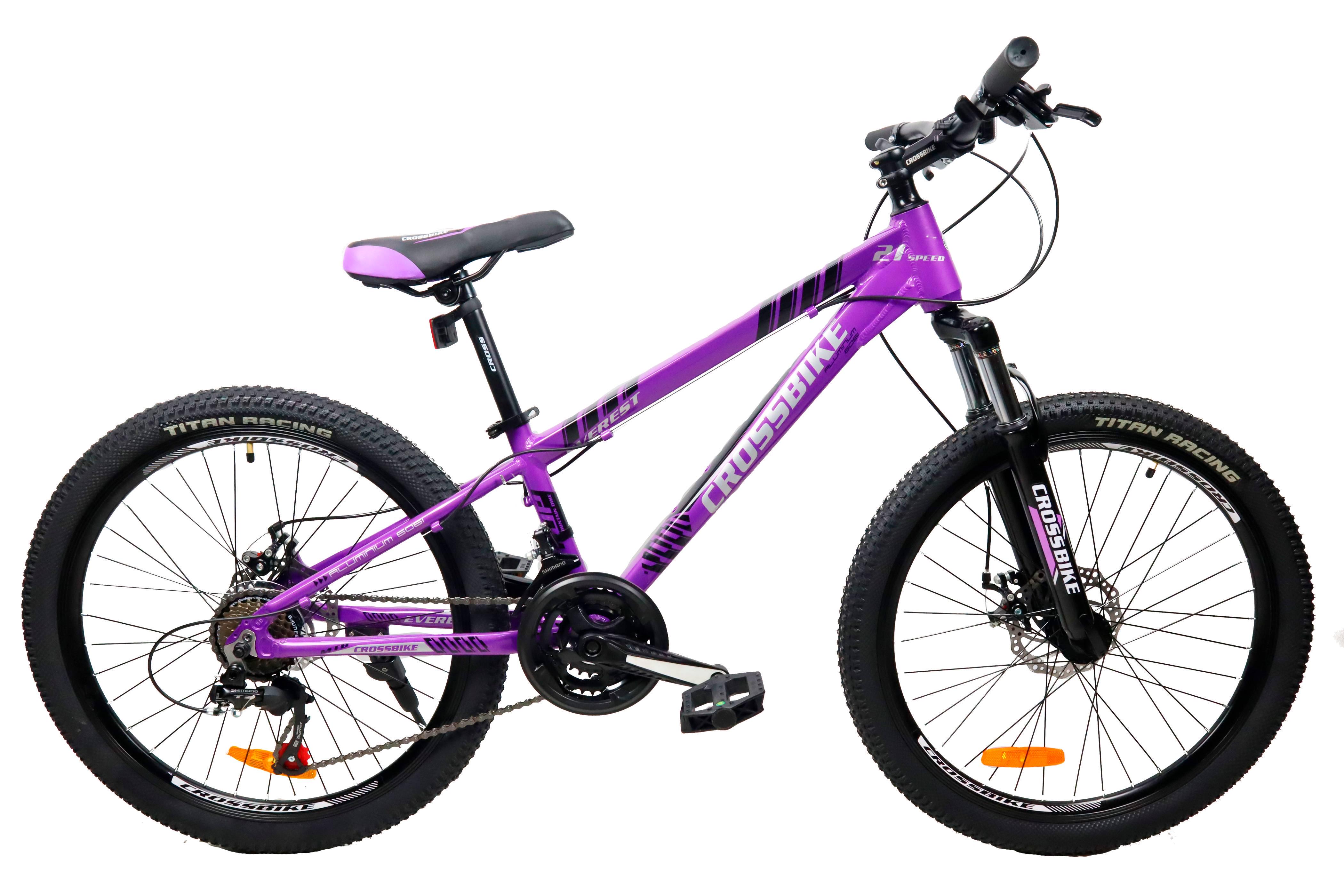 Велосипед CrossBike Everest 26"13" Фиолетовый