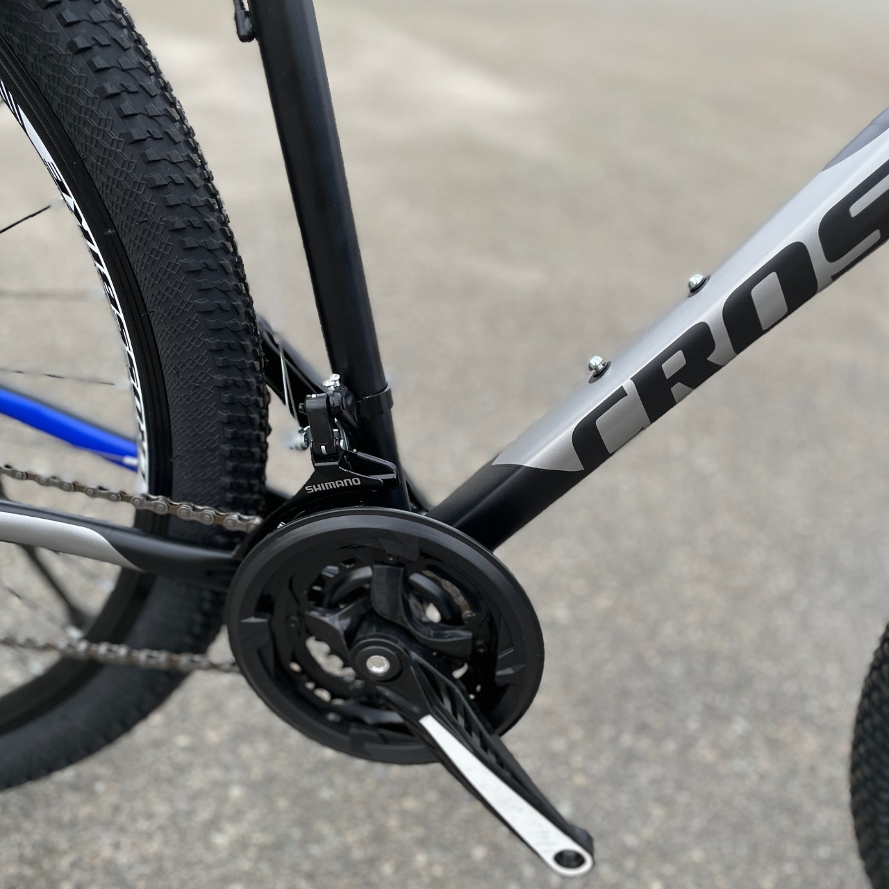 Велосипед Cross Bike Storm 29" 19,5" 19,5" Чорний/Синій (a8bbf14a) - фото 7